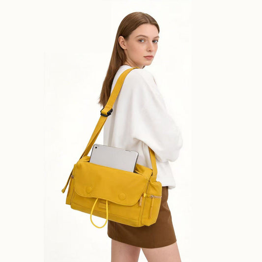 【Durlapue】Everyday Multi-Pocket Nylon Crossbody Purse