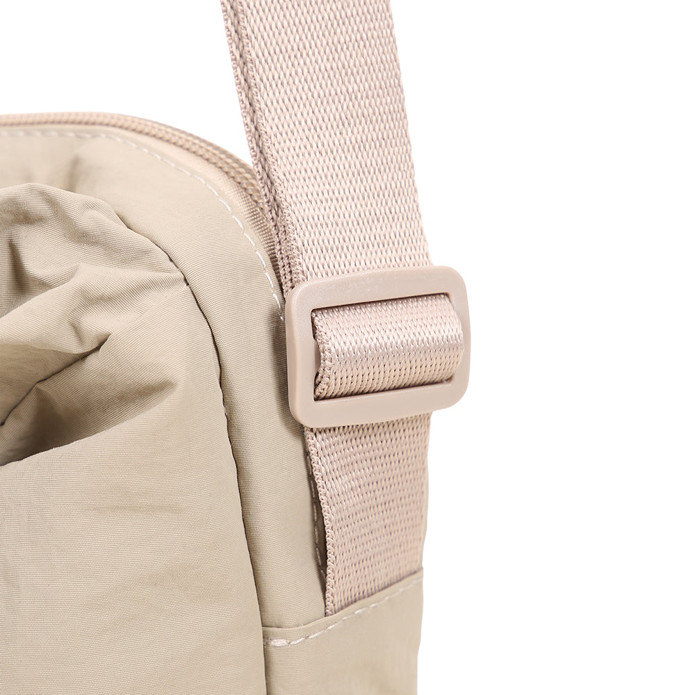 (Durlapue) nylon material, lightweight small crossbody bag, fashionable drawstring shoulder bag