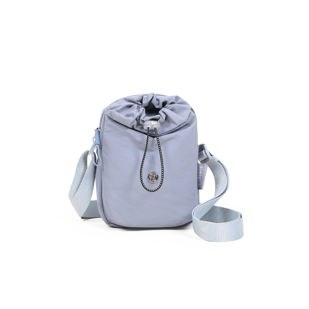 (Durlapue) nylon material, lightweight small crossbody bag, fashionable drawstring shoulder bag