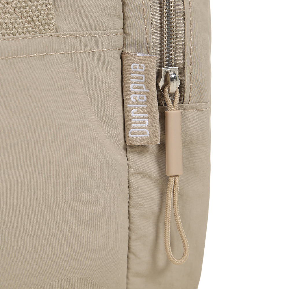 【Durlapue】Nylon waterproof large capacity gym messenger bag stylish simple portable handbag