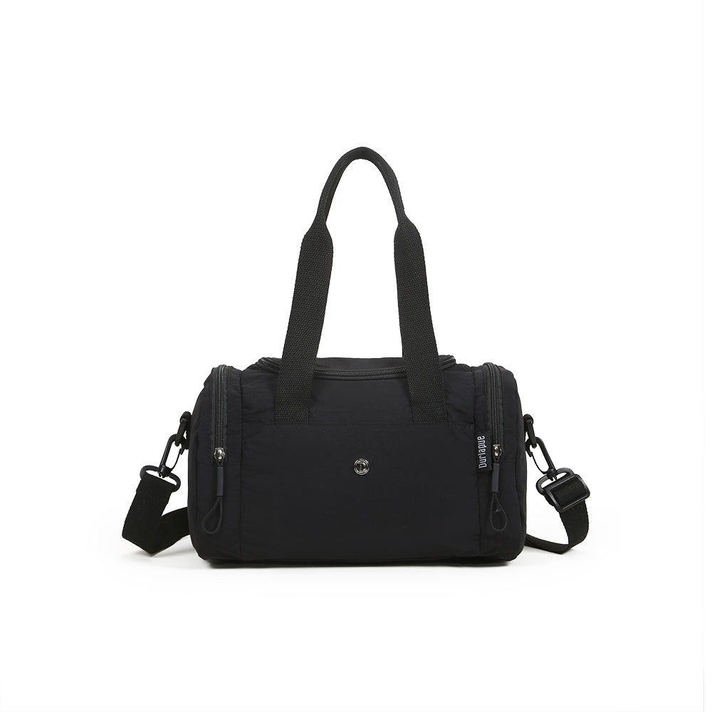 【Durlapue】Nylon waterproof large capacity gym messenger bag stylish simple portable handbag