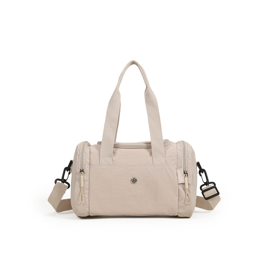 【Durlapue】Nylon waterproof large capacity gym messenger bag stylish simple portable handbag