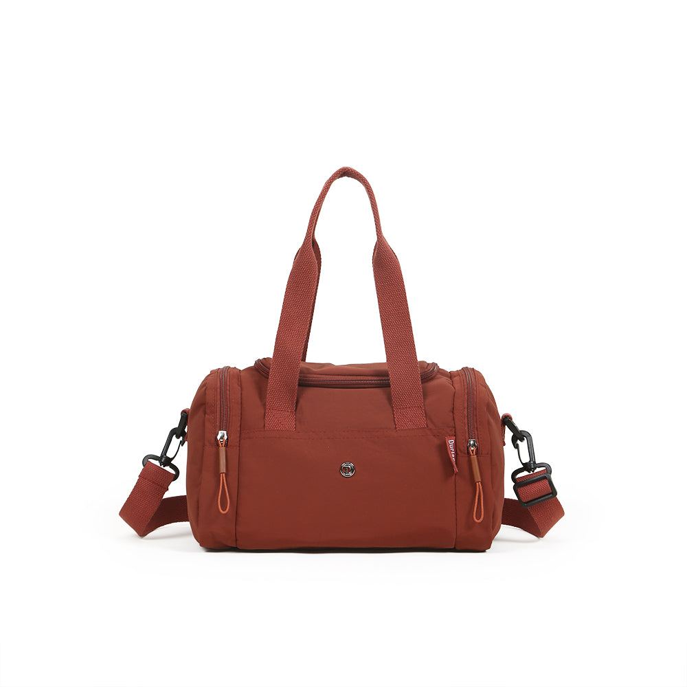 【Durlapue】Nylon waterproof large capacity gym messenger bag stylish simple portable handbag