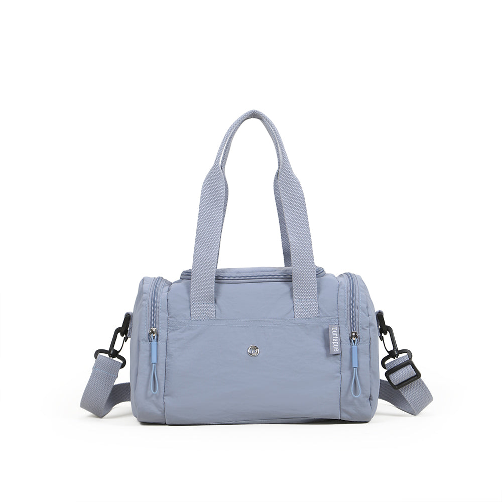【Durlapue】Nylon waterproof large capacity gym messenger bag stylish simple portable handbag