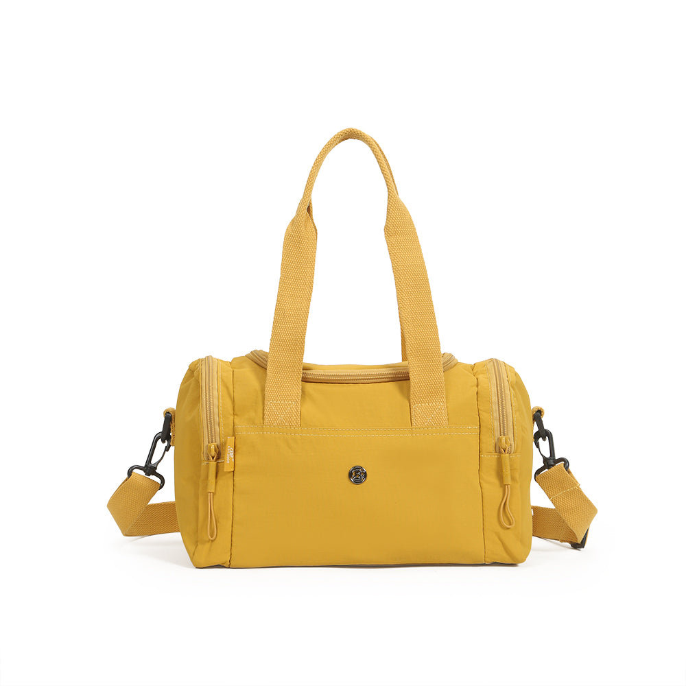 【Durlapue】Nylon waterproof large capacity gym messenger bag stylish simple portable handbag
