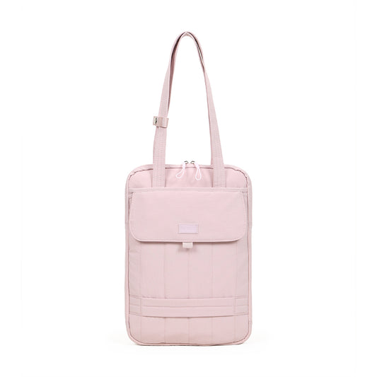 【Durlapue】Simple and stylish iPad protective bag: Fashionable solid color nylon shoulder bag