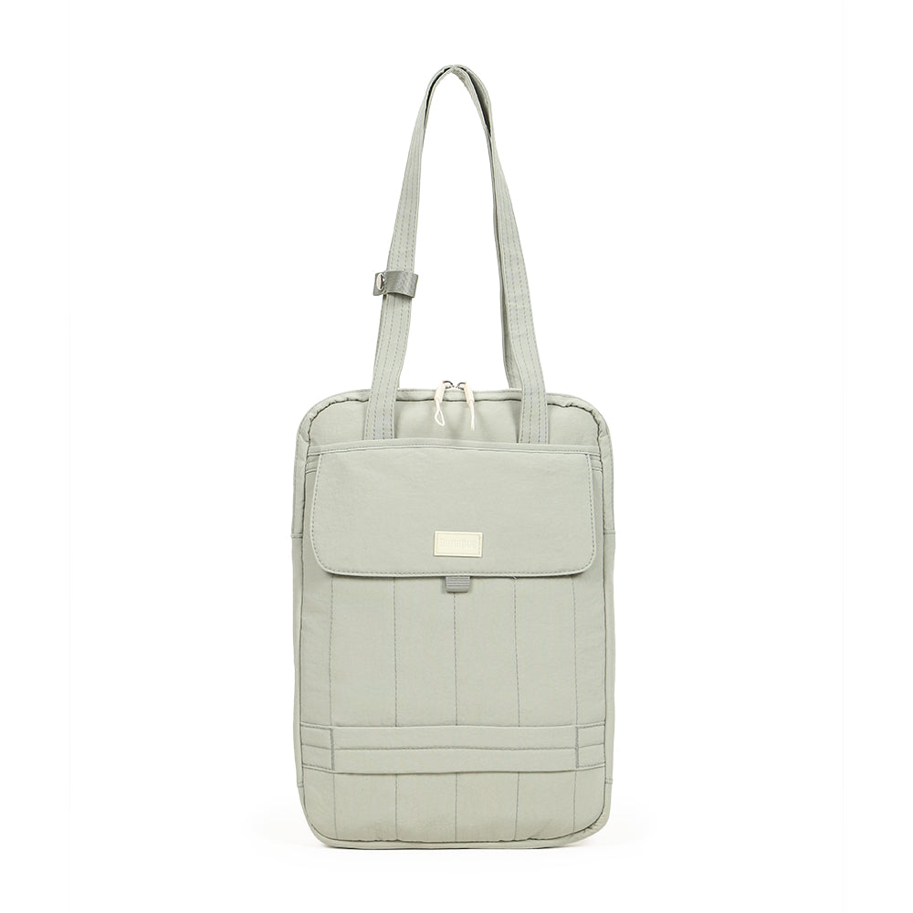 【Durlapue】Simple and stylish iPad protective bag: Fashionable solid color nylon shoulder bag