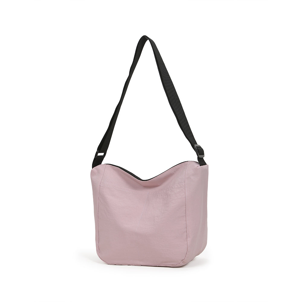 【Durlapue】Nylon waterproof solid color simple shoulder bag fashionable and versatile portable crossbody bag