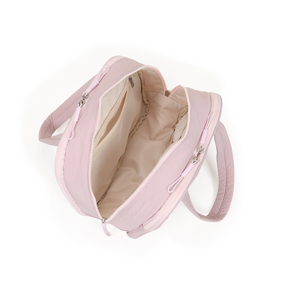 (Durlapue) nylon material, stylish solid color handbag, lightweight school bag