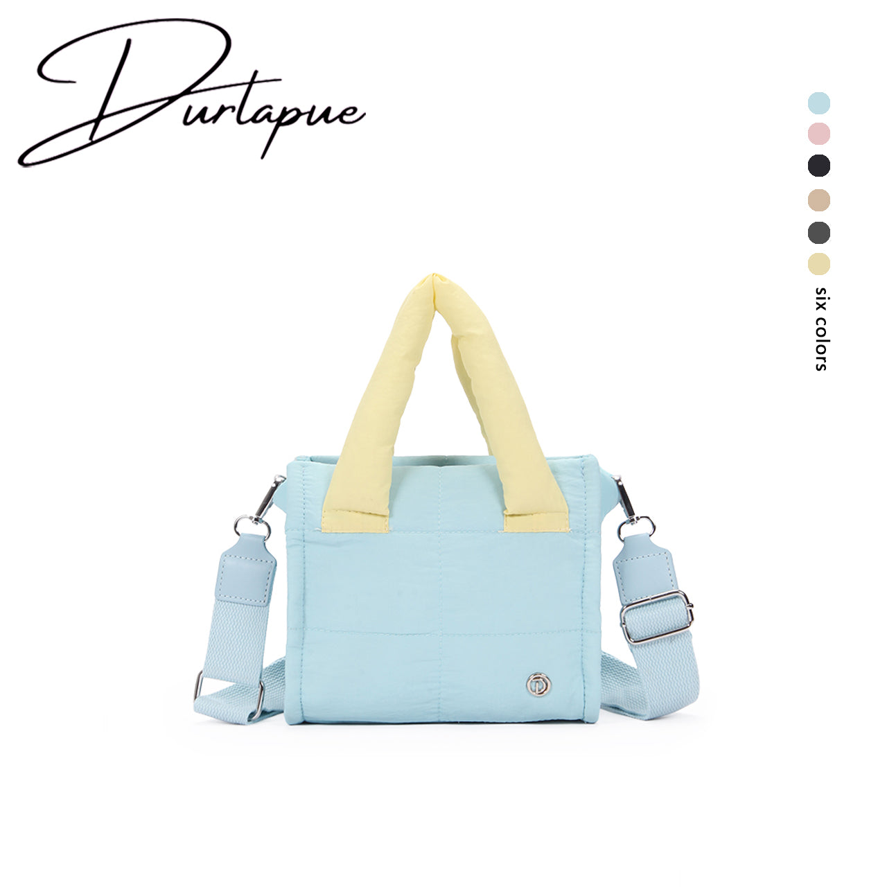 【Durlapue】Soft nylon shoulder bag – stylish, versatile, and portable handbag