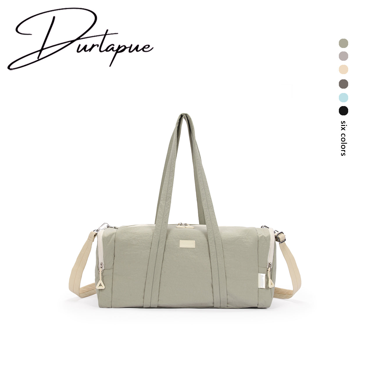 【Durlapue】Large capacity high-end fashion shoulder bag Nylon waterproof simple crossbody bag