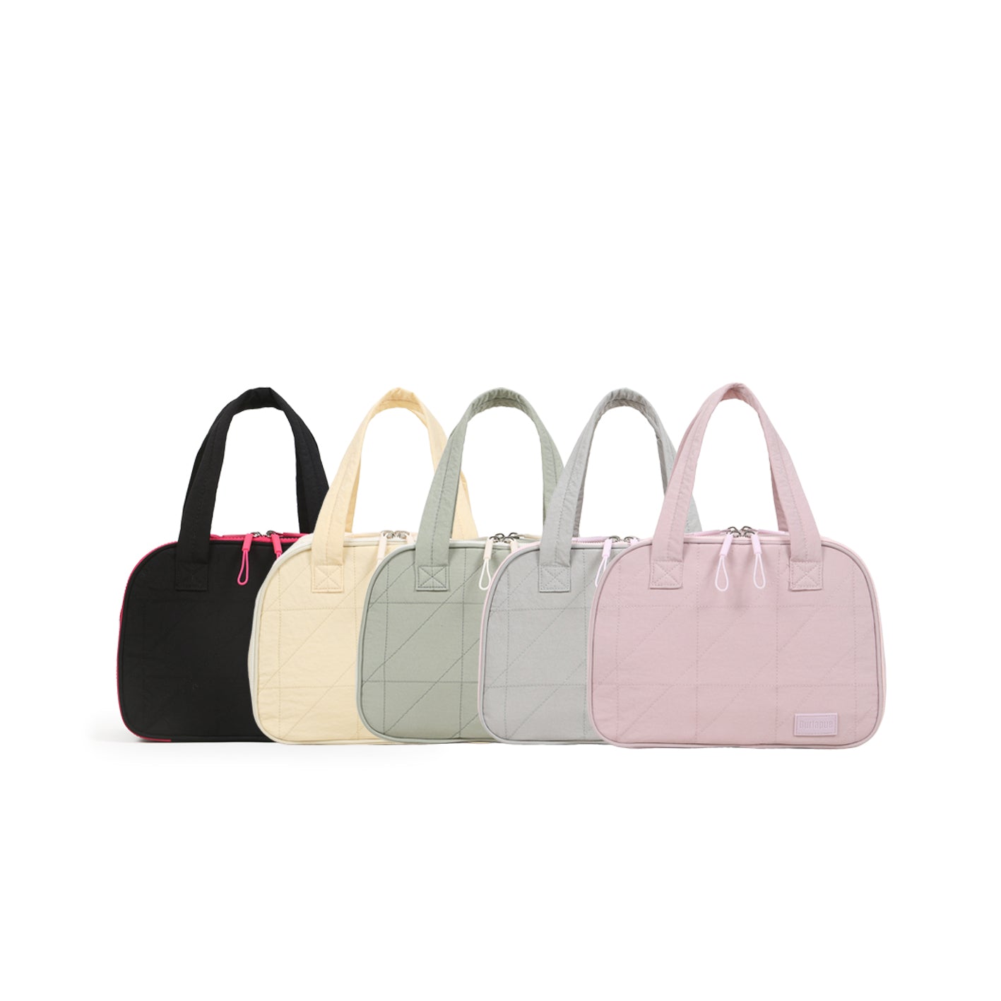 (Durlapue) nylon material, stylish solid color handbag, lightweight school bag