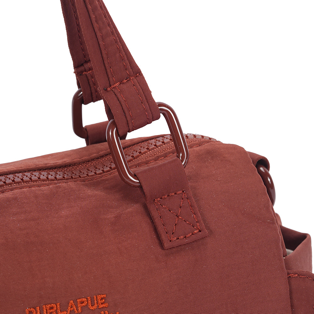 (Durlapue)Nylon material, solid color daily handbag for men and women, lightweight and versatile crossbody bag