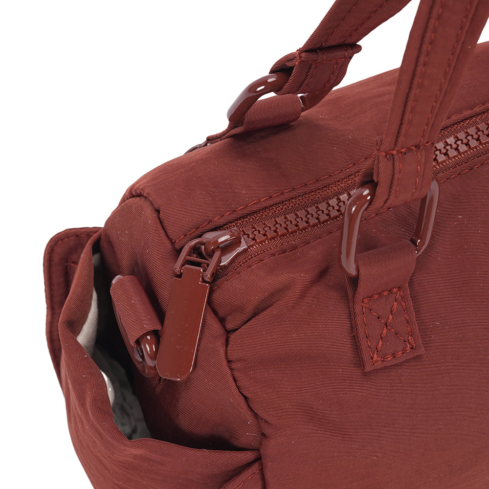 (Durlapue)Nylon material, solid color daily handbag for men and women, lightweight and versatile crossbody bag