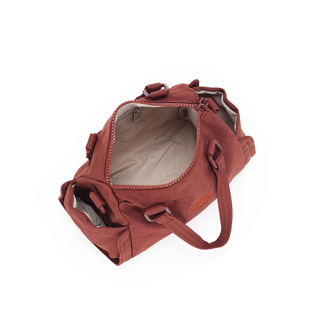 (Durlapue)Nylon material, solid color daily handbag for men and women, lightweight and versatile crossbody bag