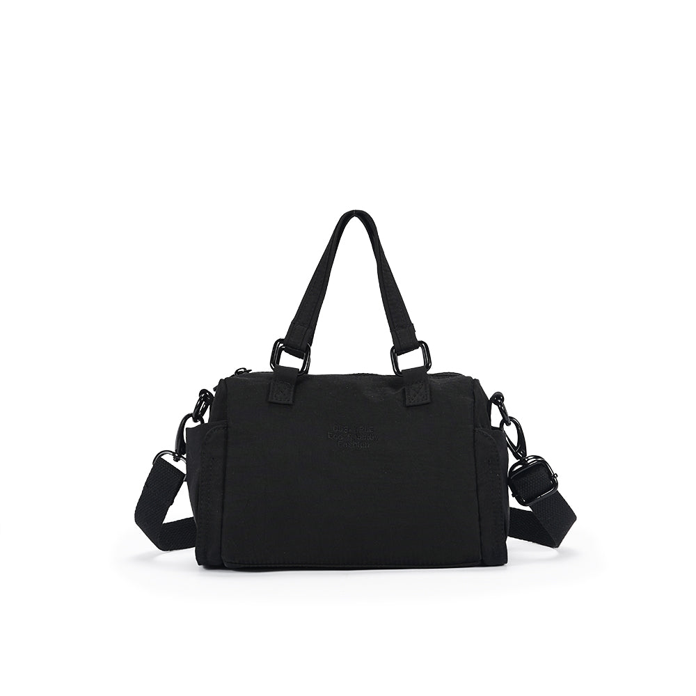 (Durlapue)Nylon material, solid color daily handbag for men and women, lightweight and versatile crossbody bag