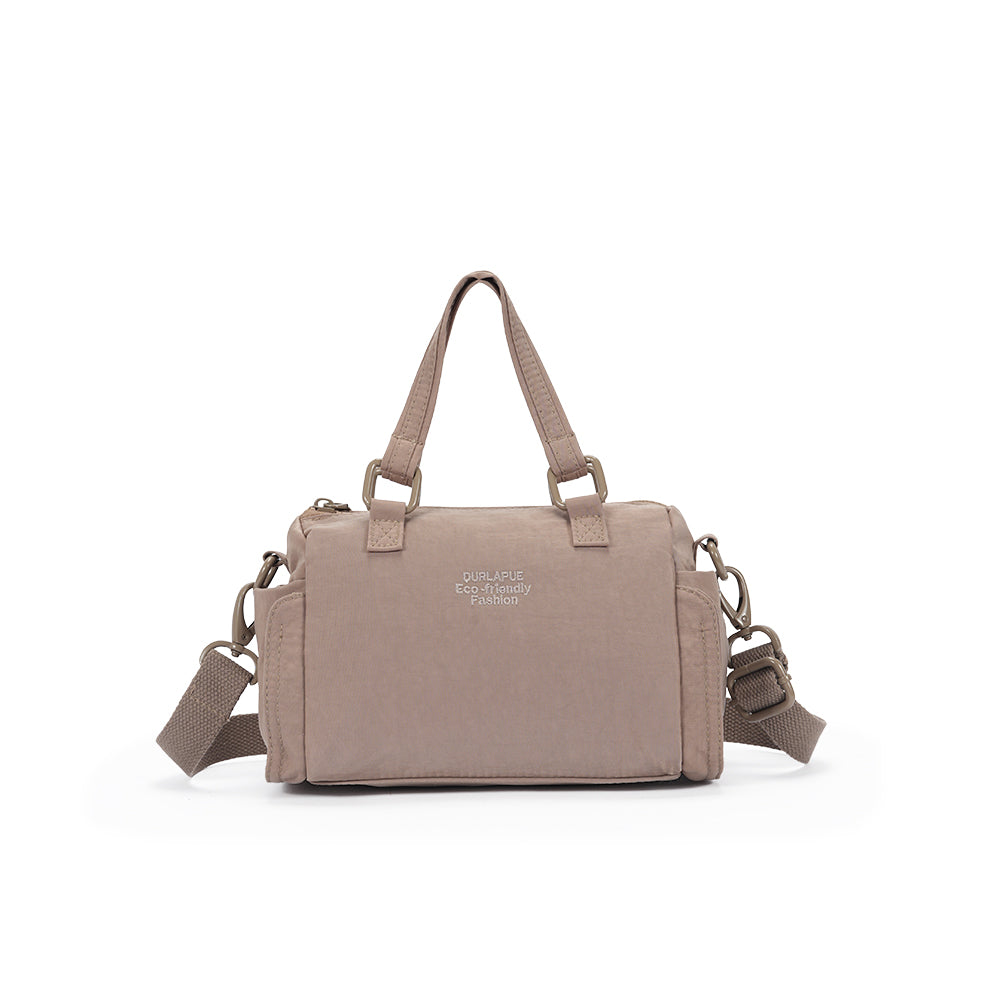 (Durlapue)Nylon material, solid color daily handbag for men and women, lightweight and versatile crossbody bag