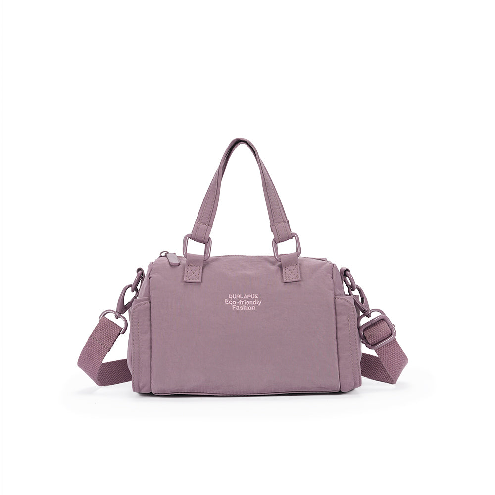 (Durlapue)Nylon material, solid color daily handbag for men and women, lightweight and versatile crossbody bag