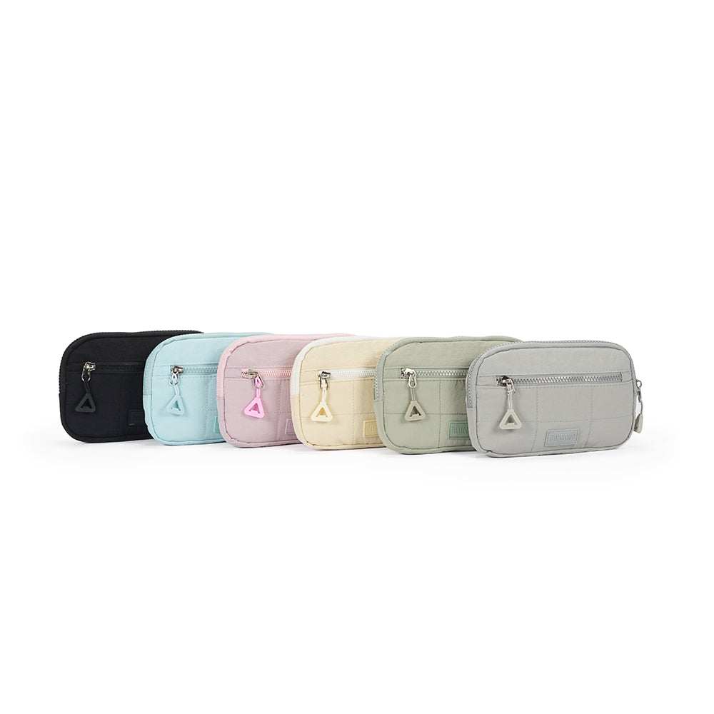 【Durlapue】Stylish and minimalist nylon wristlet phone wallet and travel organizer bag