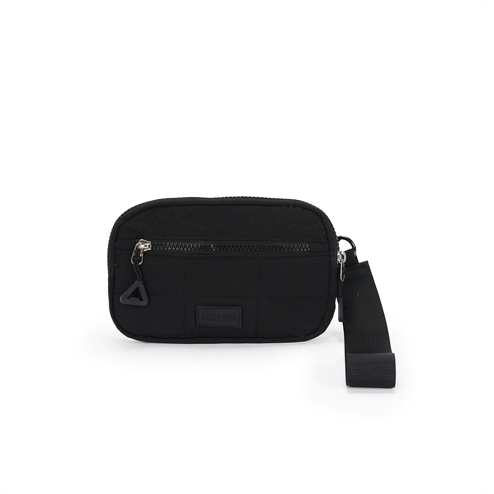 【Durlapue】Stylish and minimalist nylon wristlet phone wallet and travel organizer bag