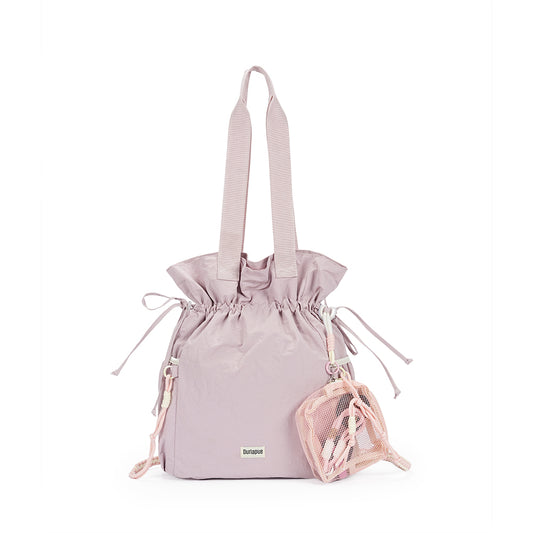 【Durlapue】Nylon Lightweight Casual Design Handbag Fashion Trend Shoulder Bag with Pendant
