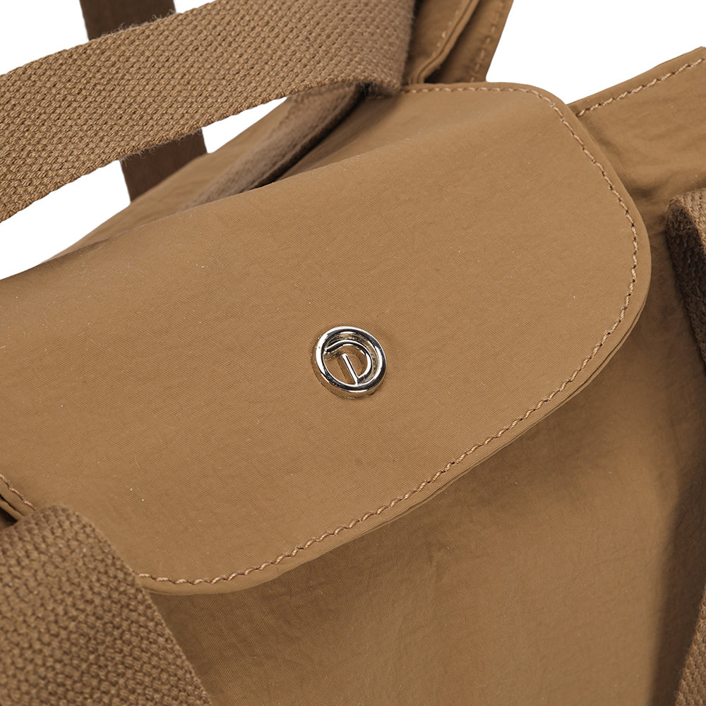 (Durlapue) nylon material, simple solid color computer bag, fashionable single and double backpack