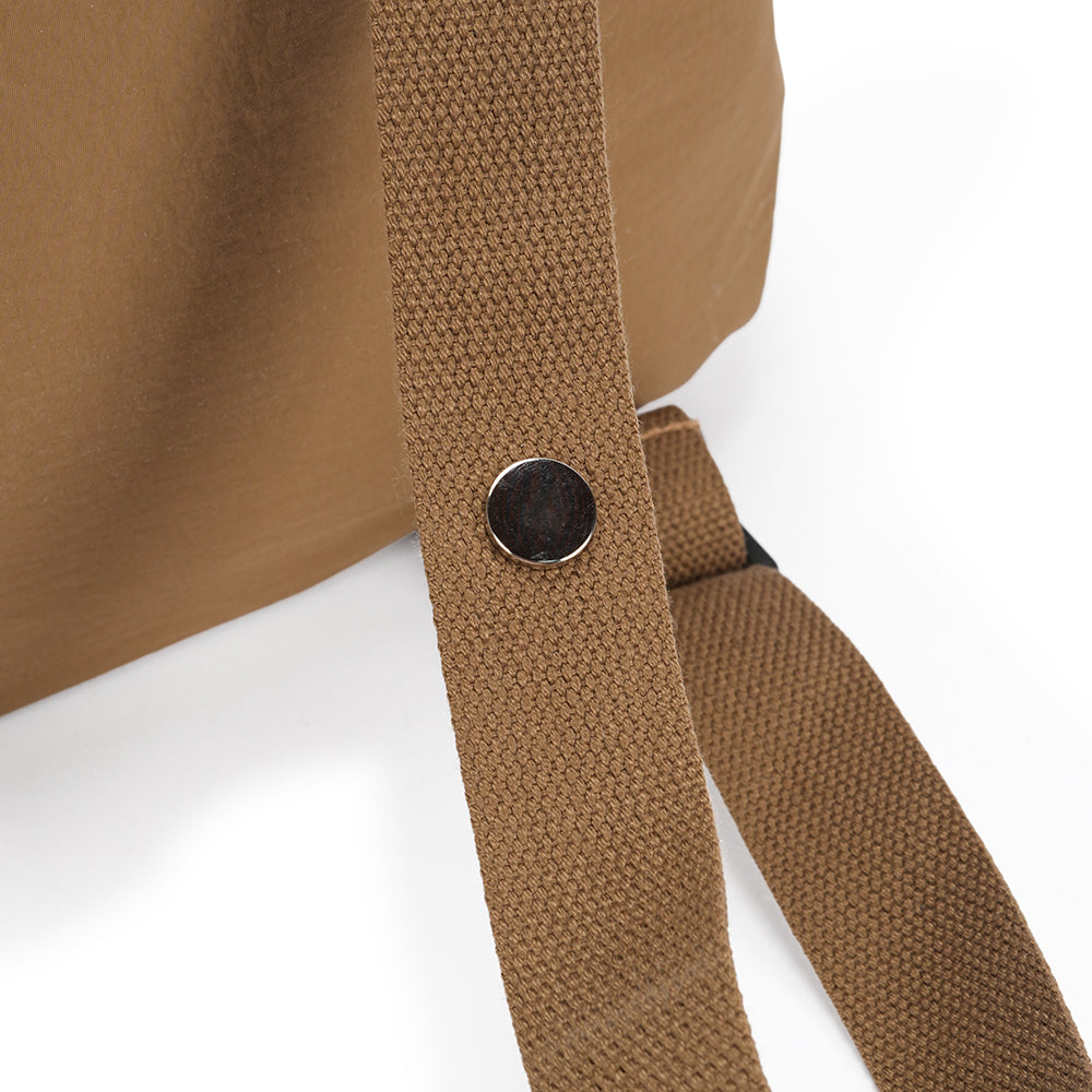 (Durlapue) nylon material, simple solid color computer bag, fashionable single and double backpack