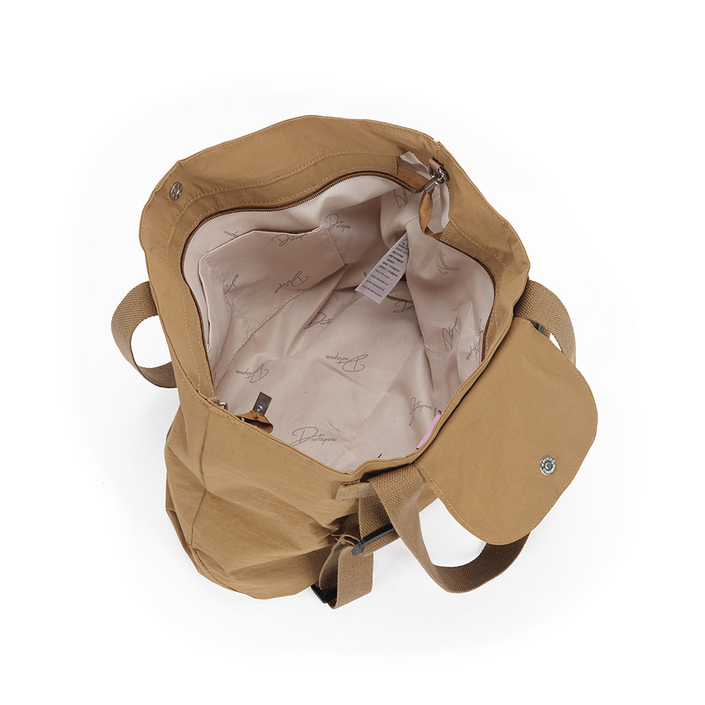(Durlapue) nylon material, simple solid color computer bag, fashionable single and double backpack