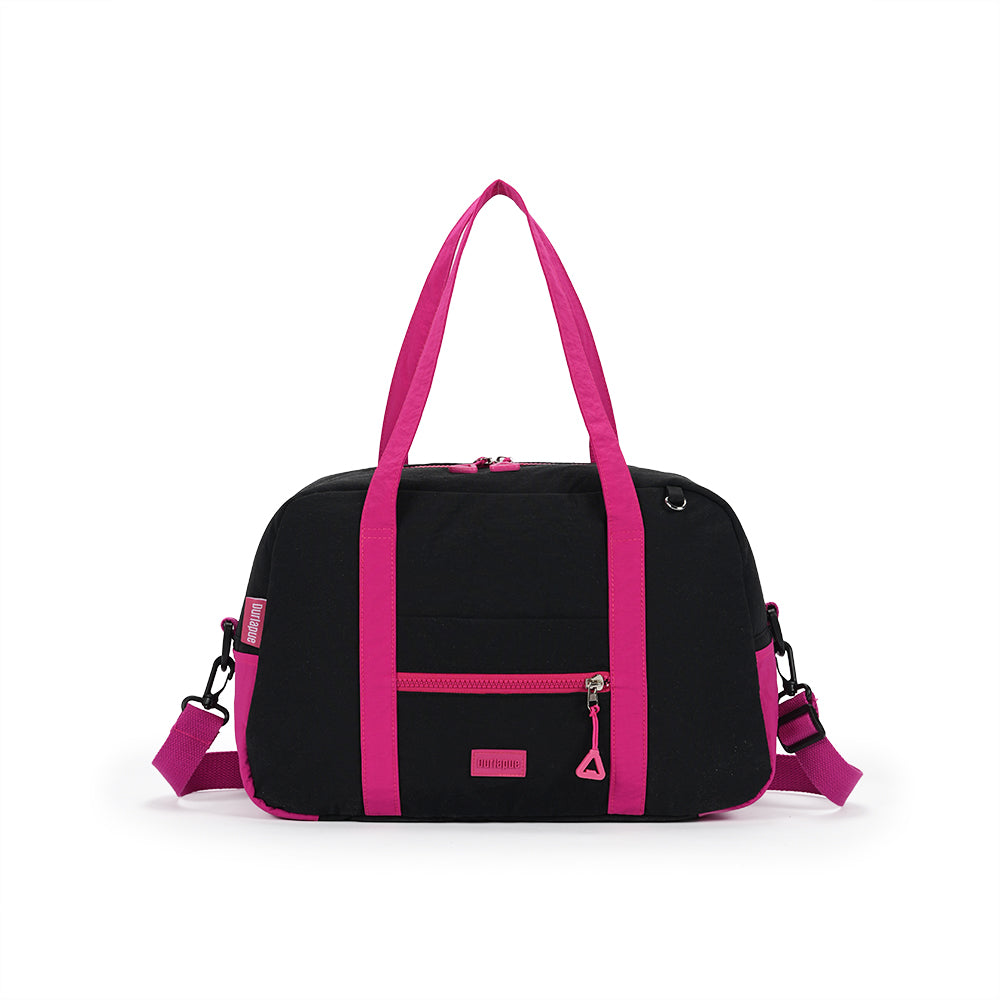 【Durlapue】Fashionable contrast color simple handbag nylon waterproof large capacity portable crossbody bag