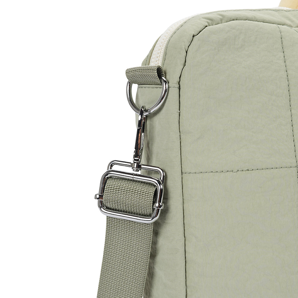 (Durlapue) nylon material, simple solid color shoulder computer bag, fashionable handbag