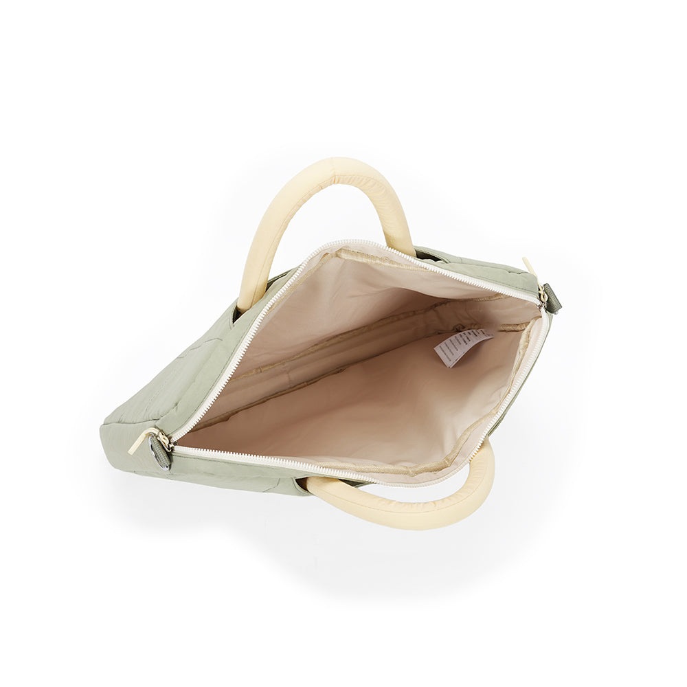 (Durlapue) nylon material, simple solid color shoulder computer bag, fashionable handbag
