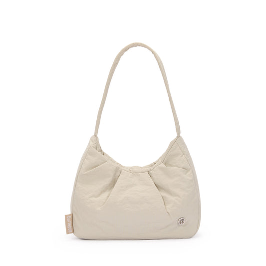 (Durlapue)New fashion design nylon material handbag women's light casual zipper cloth bag