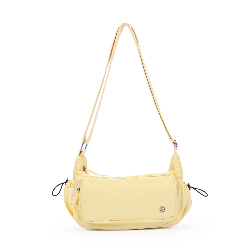(Durlapue) nylon material solid color lightweight crossbody bag versatile men and women shoulder bag