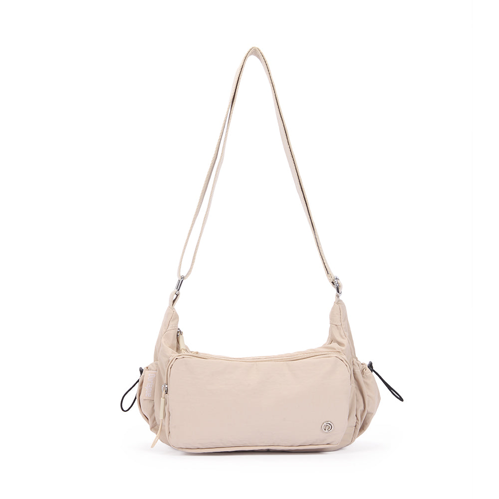 (Durlapue) nylon material solid color lightweight crossbody bag versatile men and women shoulder bag
