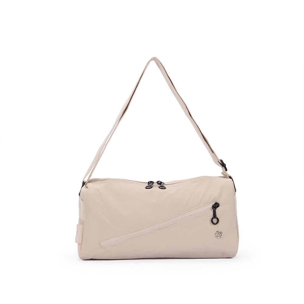 【Durlapue】Solid color nylon casual shoulder bag fashionable and versatile sports messenger bag