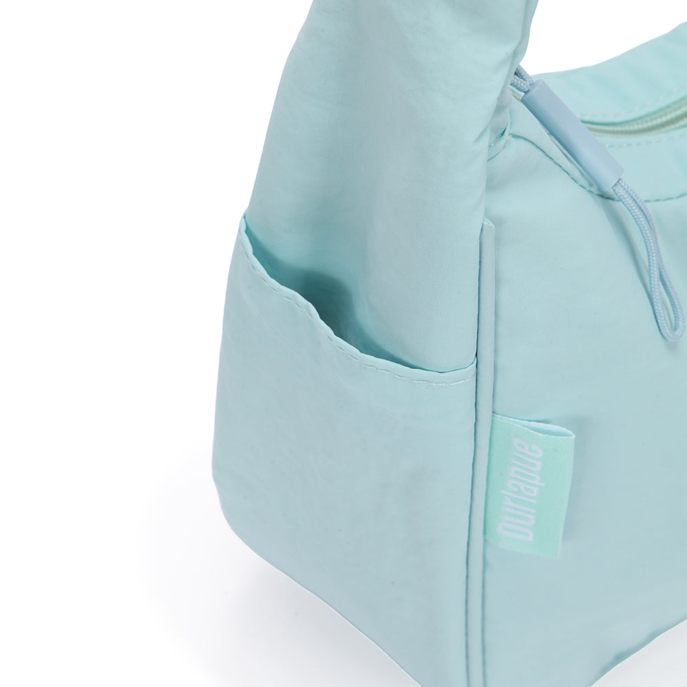 【Durlapue】Nylon waterproof simple solid color underarm bag fashionable and versatile commuter shoulder bag