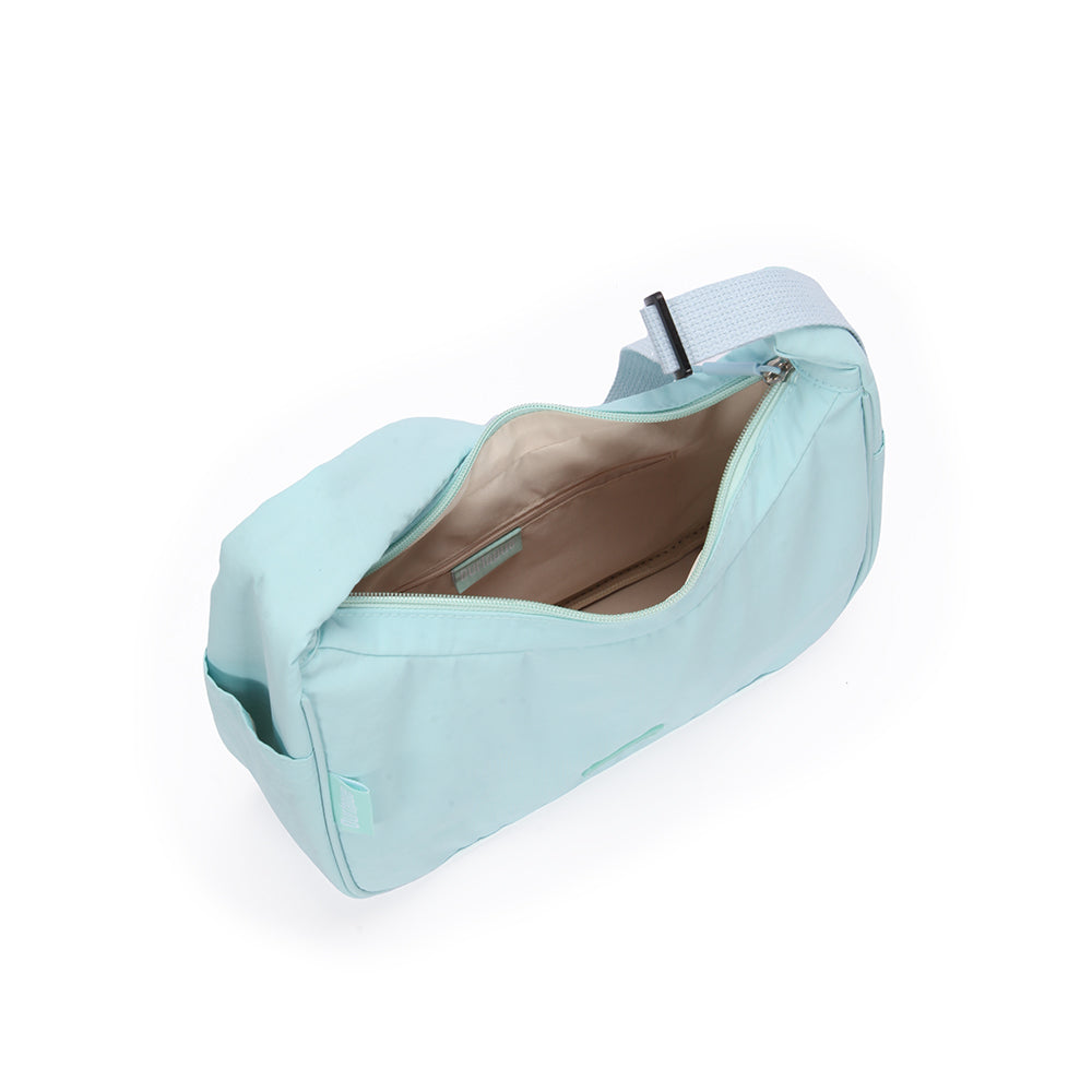 【Durlapue】Nylon waterproof simple solid color underarm bag fashionable and versatile commuter shoulder bag