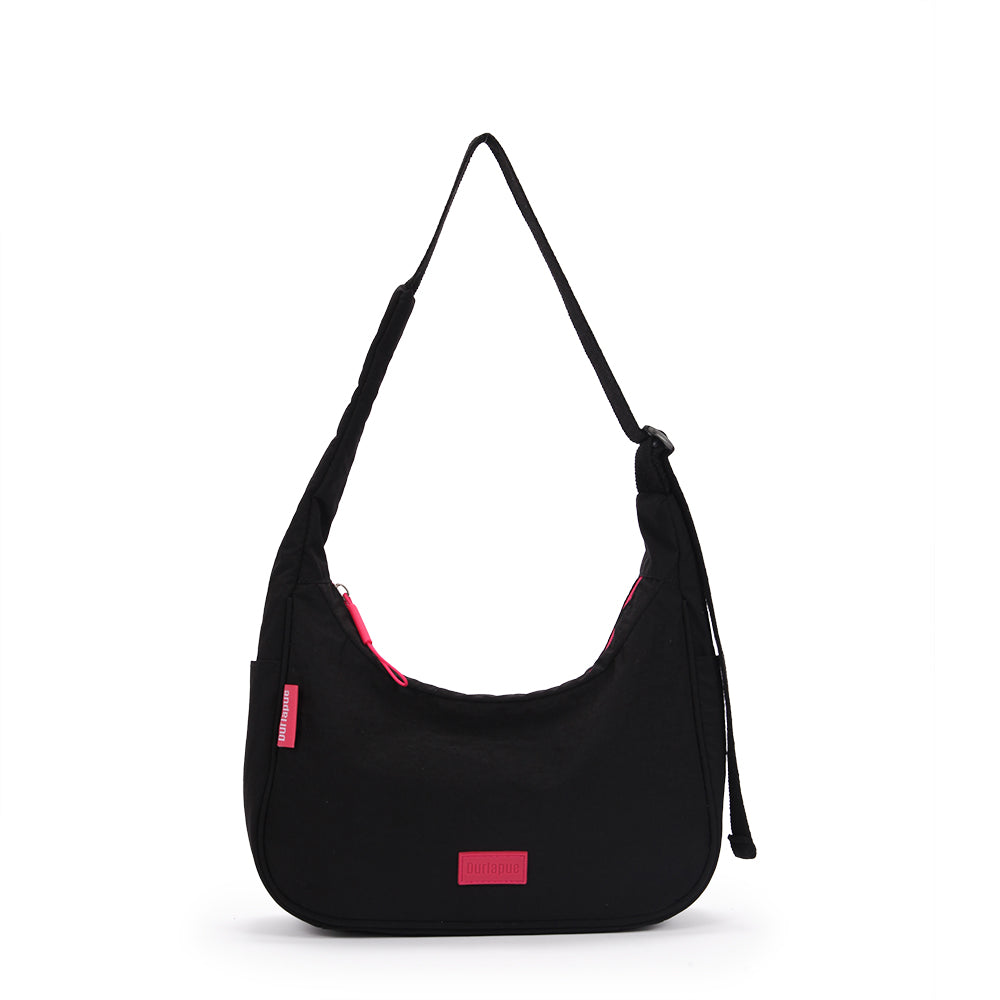 【Durlapue】Nylon waterproof simple solid color underarm bag fashionable and versatile commuter shoulder bag