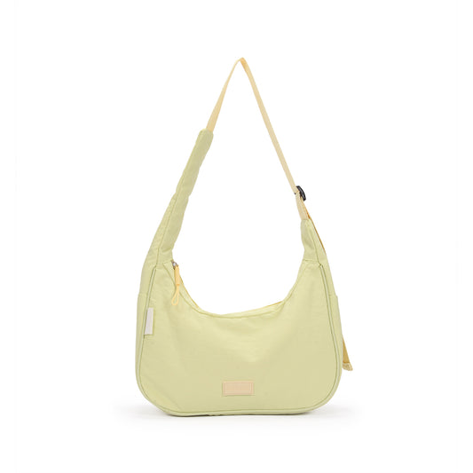 【Durlapue】Nylon waterproof simple solid color underarm bag fashionable and versatile commuter shoulder bag