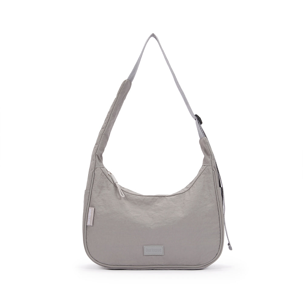 【Durlapue】Nylon waterproof simple solid color underarm bag fashionable and versatile commuter shoulder bag
