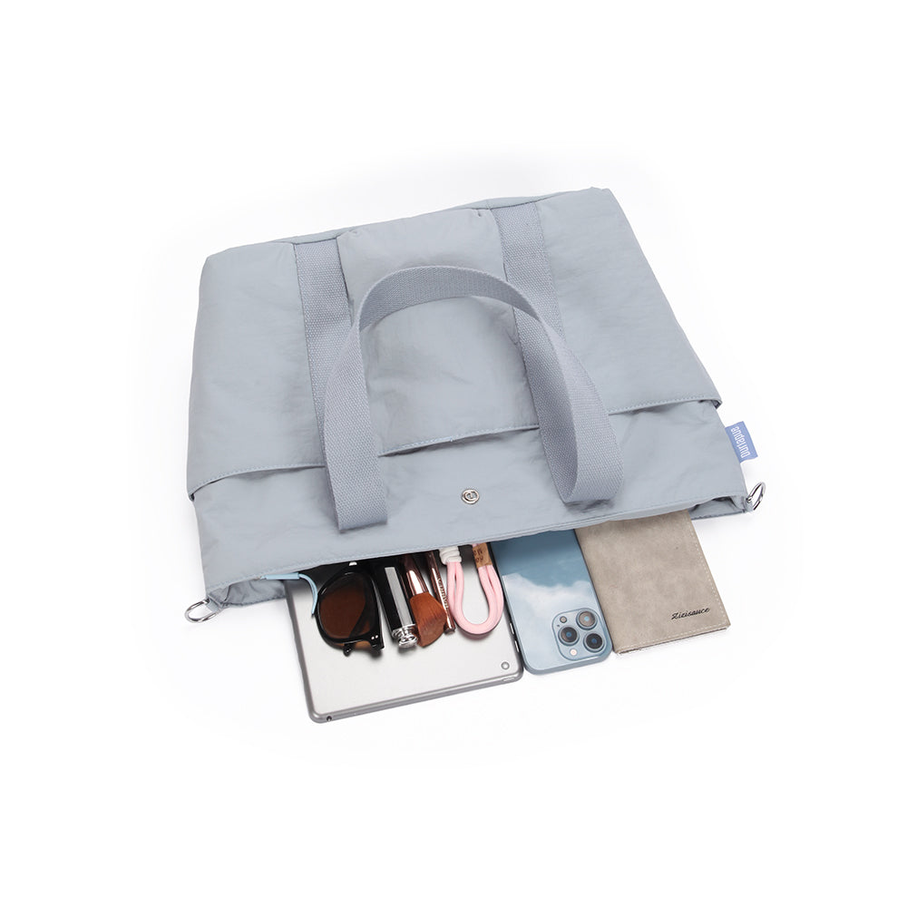 (Durlapue) nylon material solid color computer bag casual crossbody tote bag