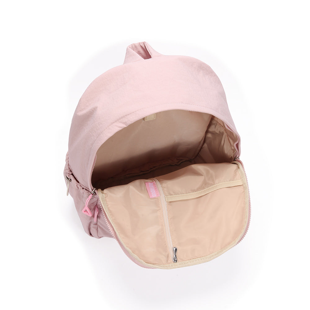 (Durlapue) Fashionable nylon backpack, lightweight and simple school bag