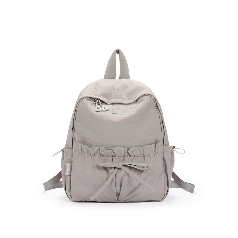 (Durlapue) Fashionable nylon backpack, lightweight and simple school bag