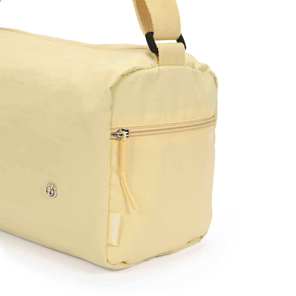 (Durlapue) Nylon material stylish solid color shoulder bag, simple crossbody bag