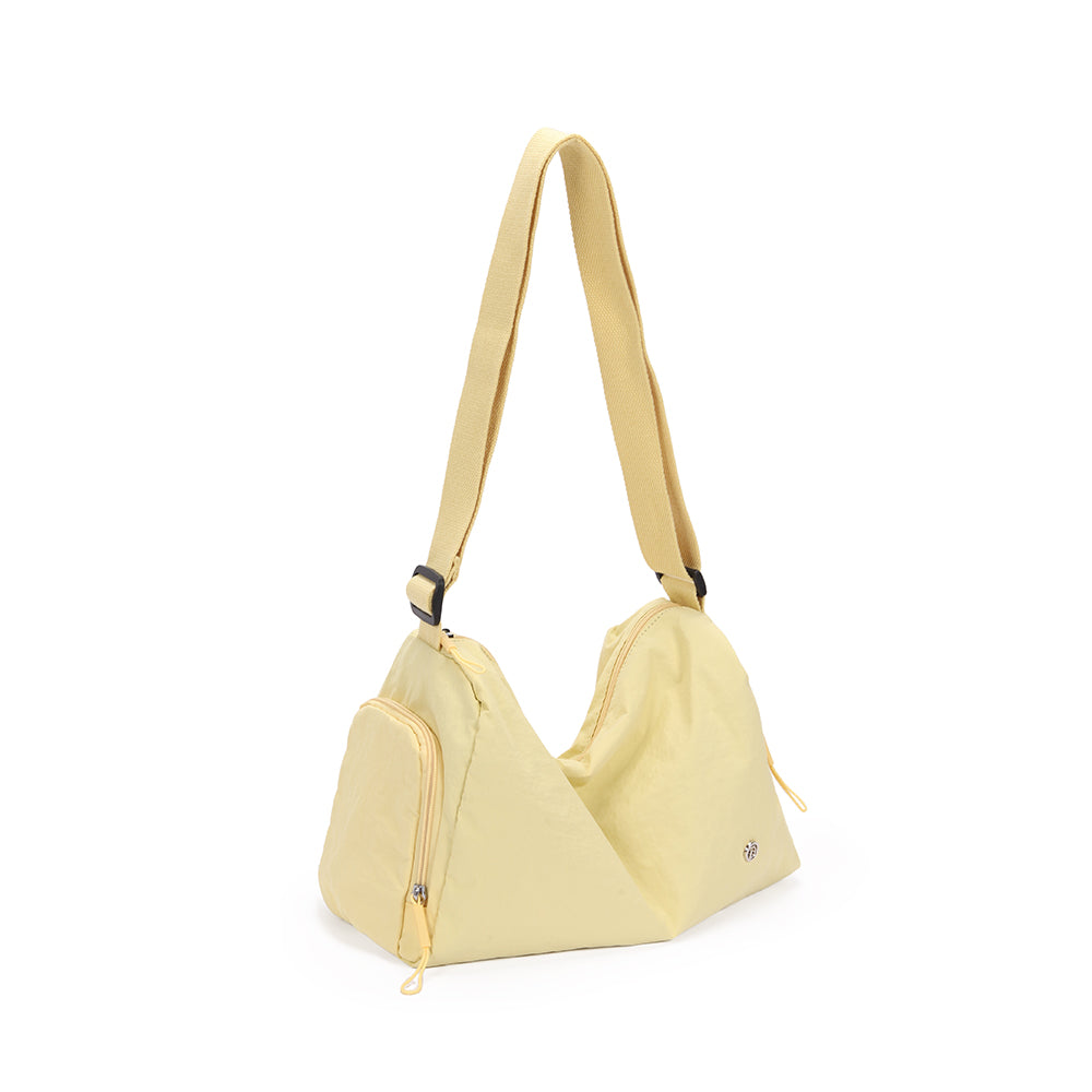 (Durlapue) Nylon material stylish solid color shoulder bag, simple crossbody bag