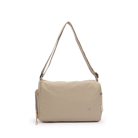 (Durlapue) Nylon material stylish solid color shoulder bag, simple crossbody bag