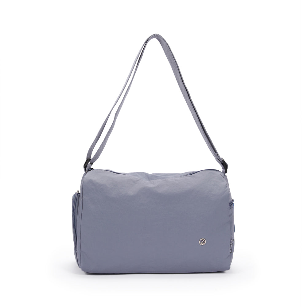 (Durlapue) Nylon material stylish solid color shoulder bag, simple crossbody bag