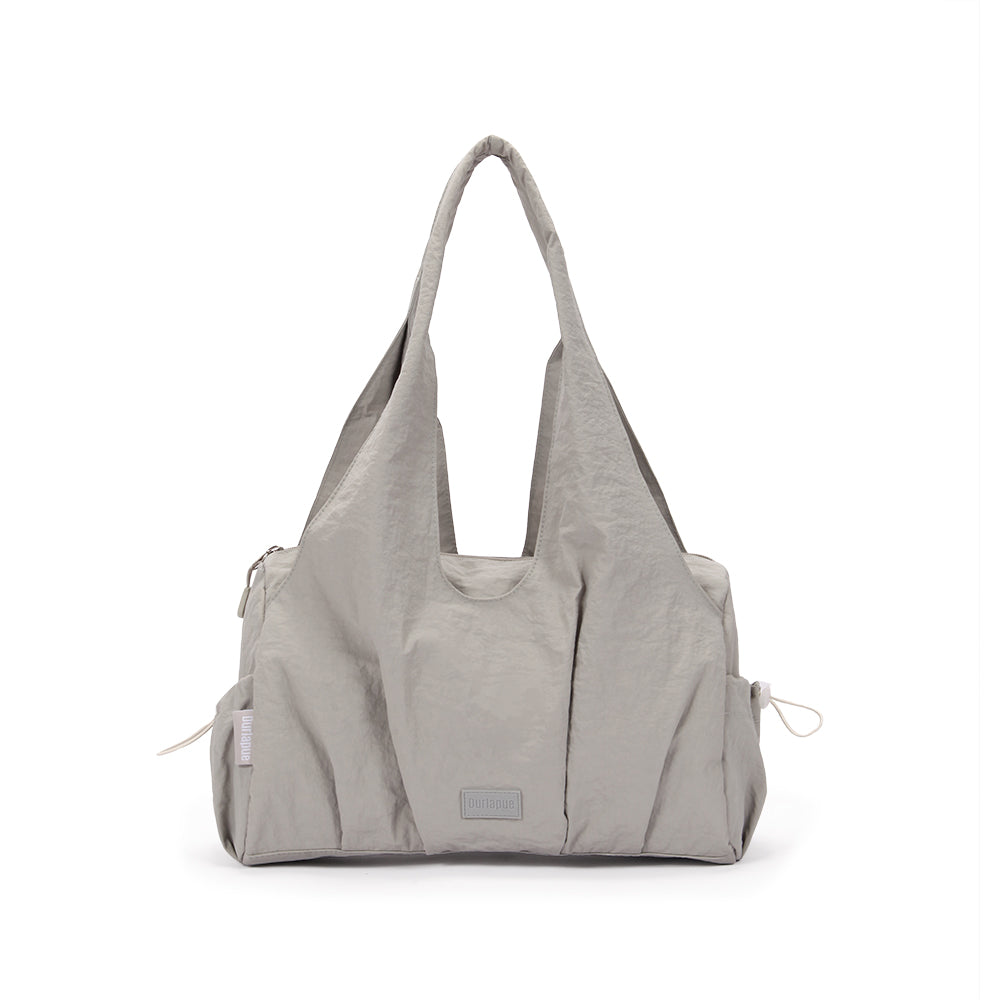 【Durlapue】Simple large capacity tote bag Multi-compartment nylon waterproof shoulder bag