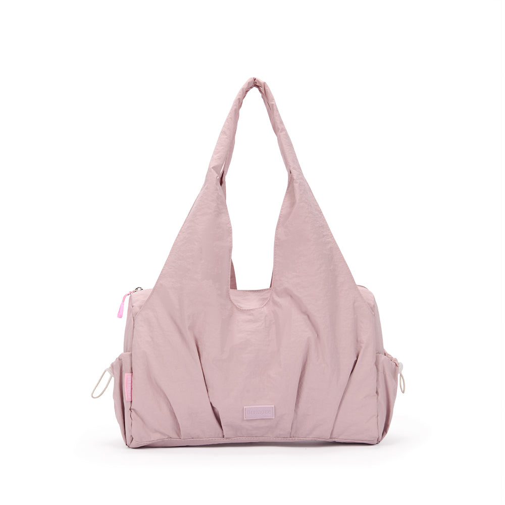 【Durlapue】Simple large capacity tote bag Multi-compartment nylon waterproof shoulder bag