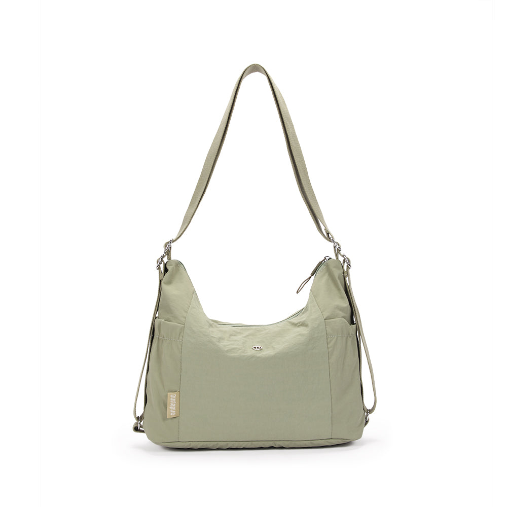 【Durlapue】Nylon waterproof solid color simple large capacity shoulder bag fashionable casual versatile crossbody bag